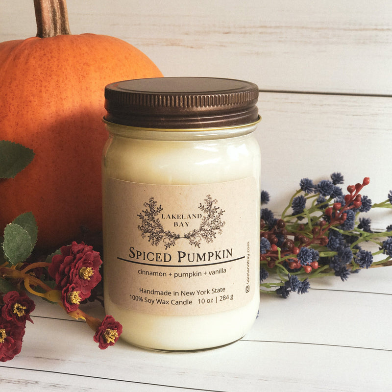 Spiced Pumpkin Soy Candle - 10 oz. net wt.