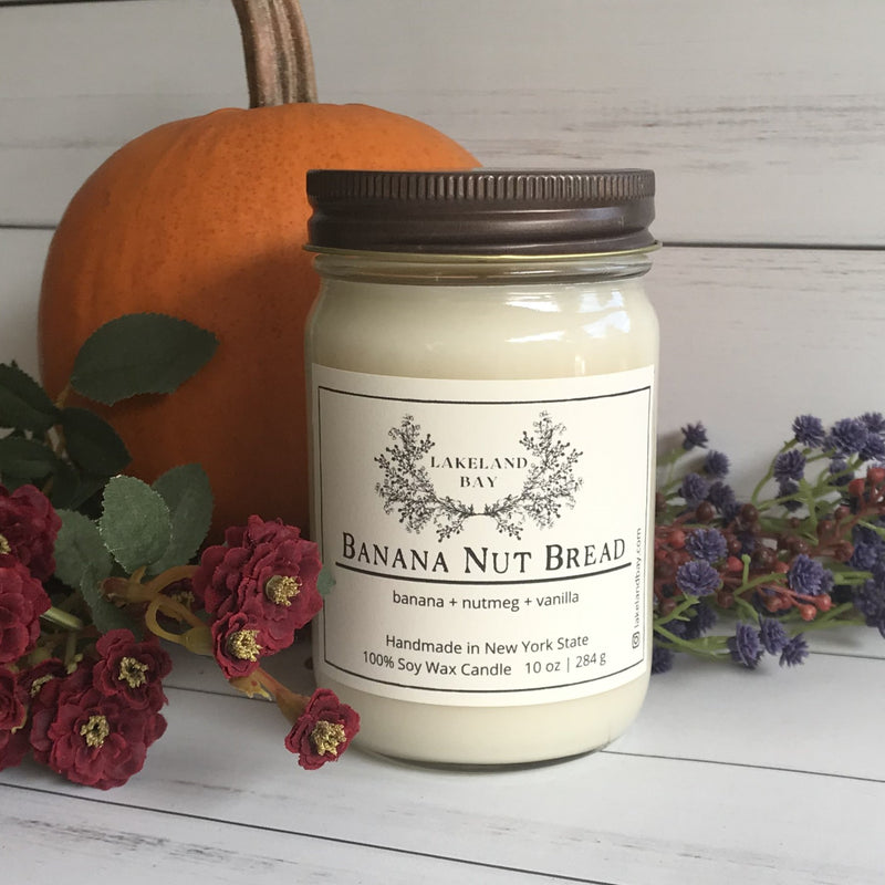 Banana Nut Bread Soy Candle 10 oz. net wt.