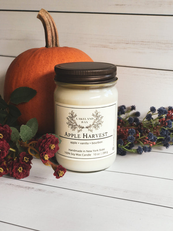 Apple Harvest Soy Wax Candle 10 oz.